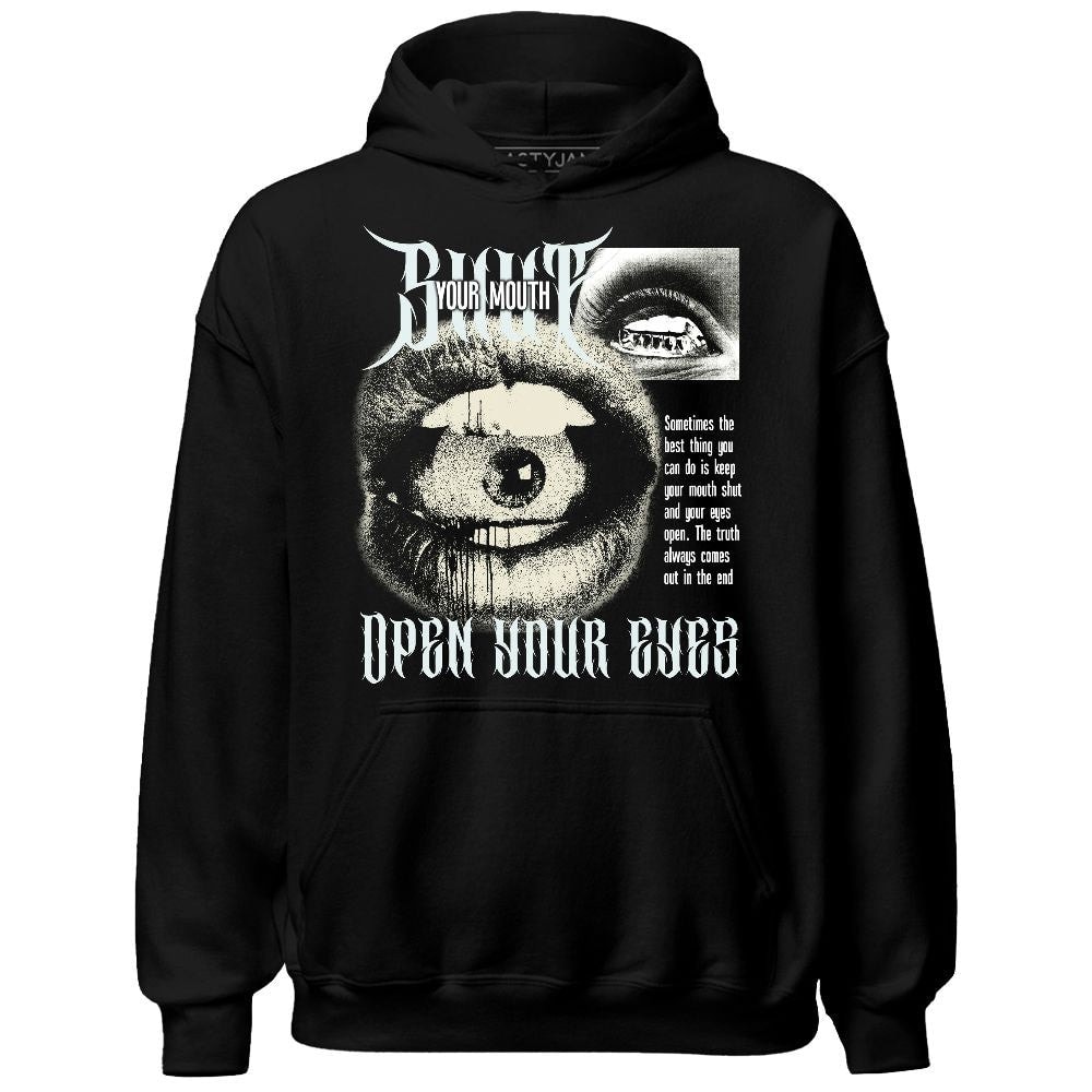 Pure Platinum 4s NastyJamz Hoodie Match Shut Your Mouth
