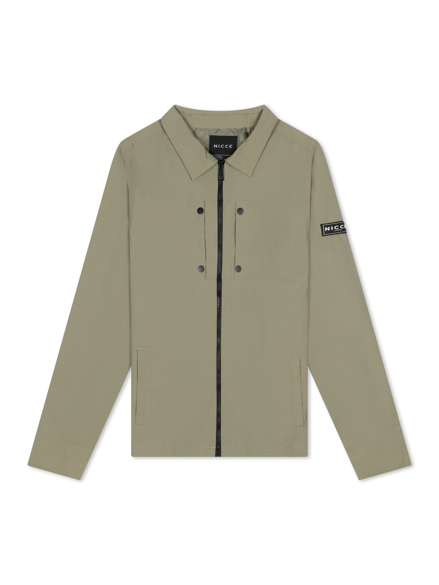 NICCE Mens Sinosi Overshirt | Sage