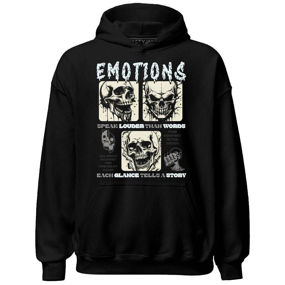Pure Platinum 4s NastyJamz Hoodie Match Emotions Skull