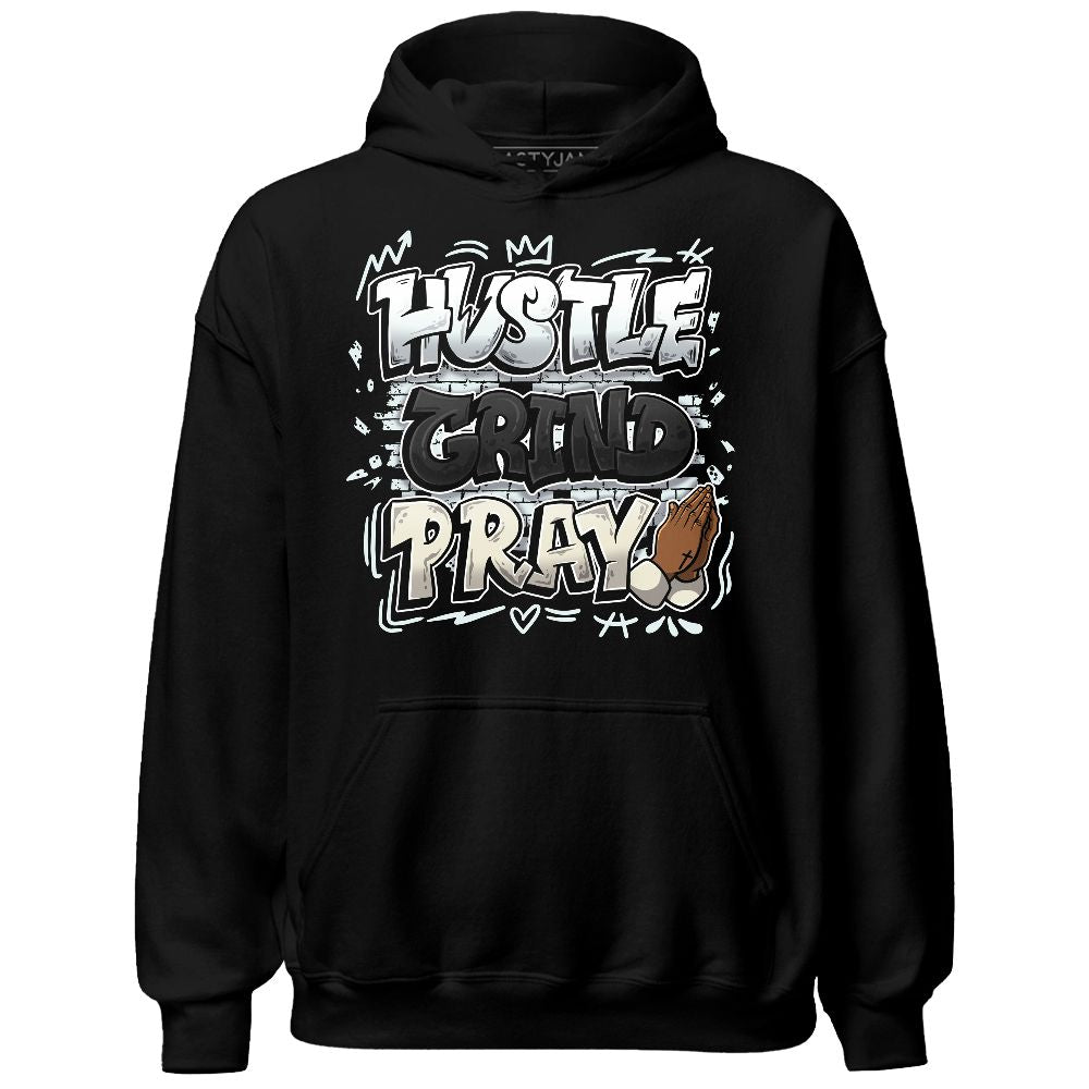 Pure Platinum 4s NastyJamz Hoodie Match Hustle Grind Pray
