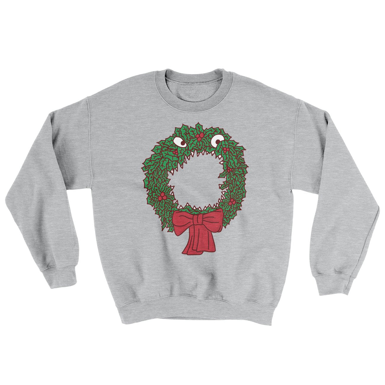 Nightmare Christmas Wreath Ugly Sweater