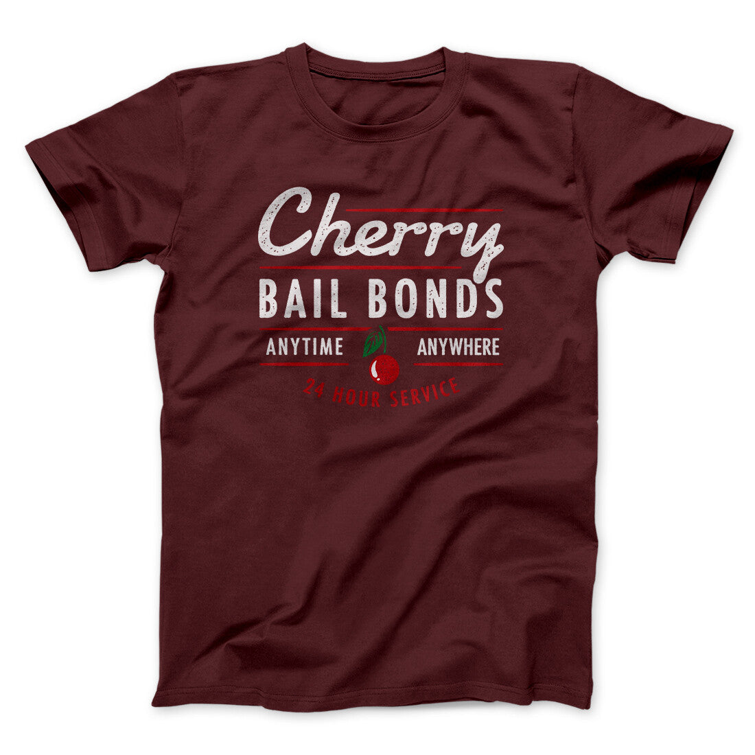 Cherry Bail Bonds Funny Movie Quote Unisex T-Shirt - Black Cotton Tee