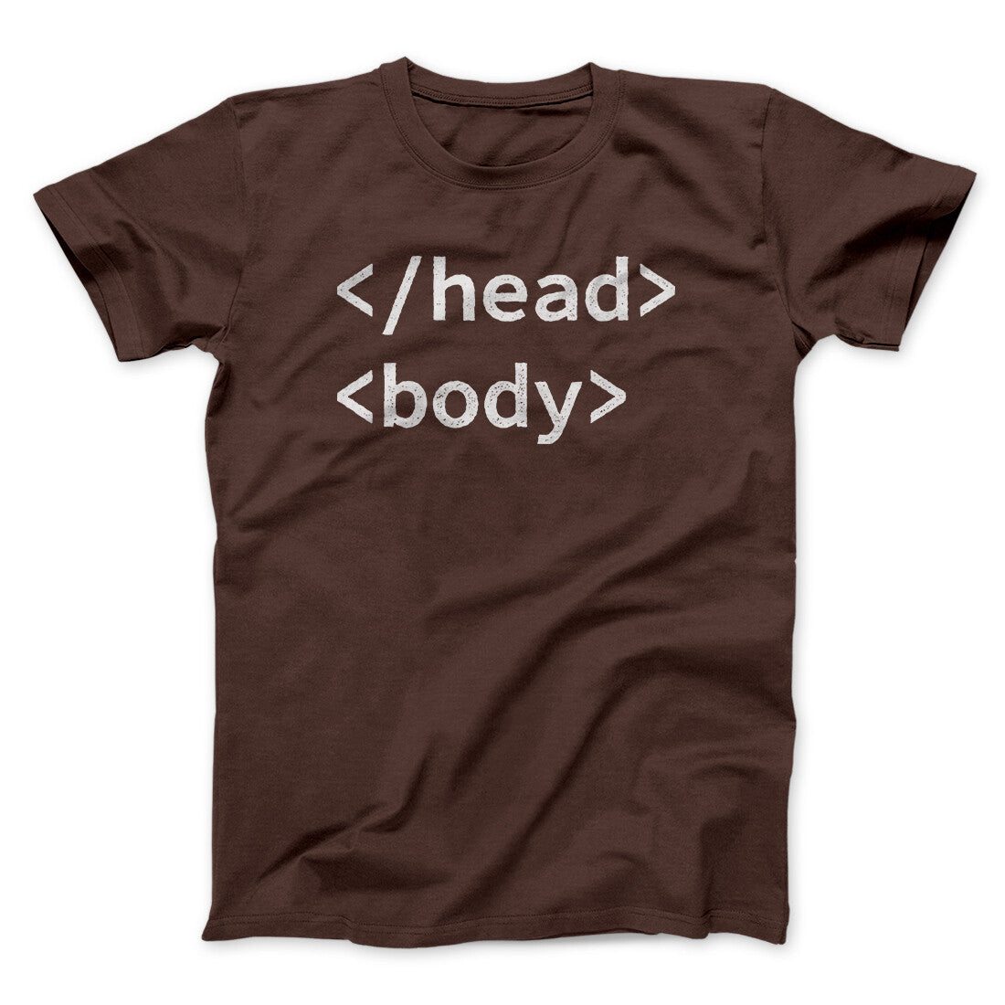 Html Head Body Funny Men/Unisex T-Shirt