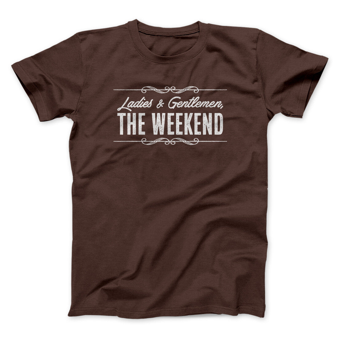 Ladies and Gentlemen The Weekend Funny Unisex T-Shirt 100% Cotton Heather Blend