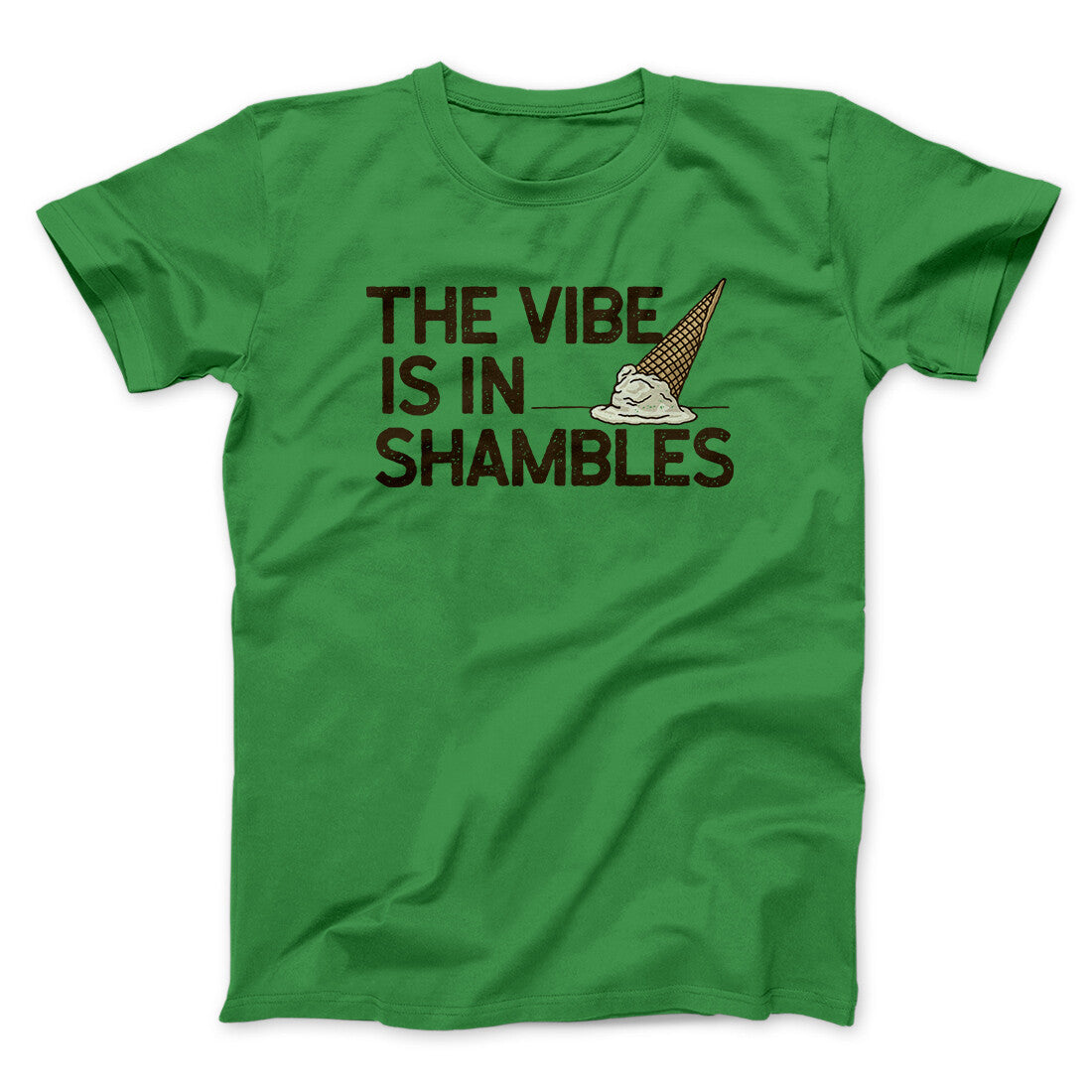 The Vibe Is In Shambles Unisex T-Shirt - Soft Cotton Heather Print Men's Shirt