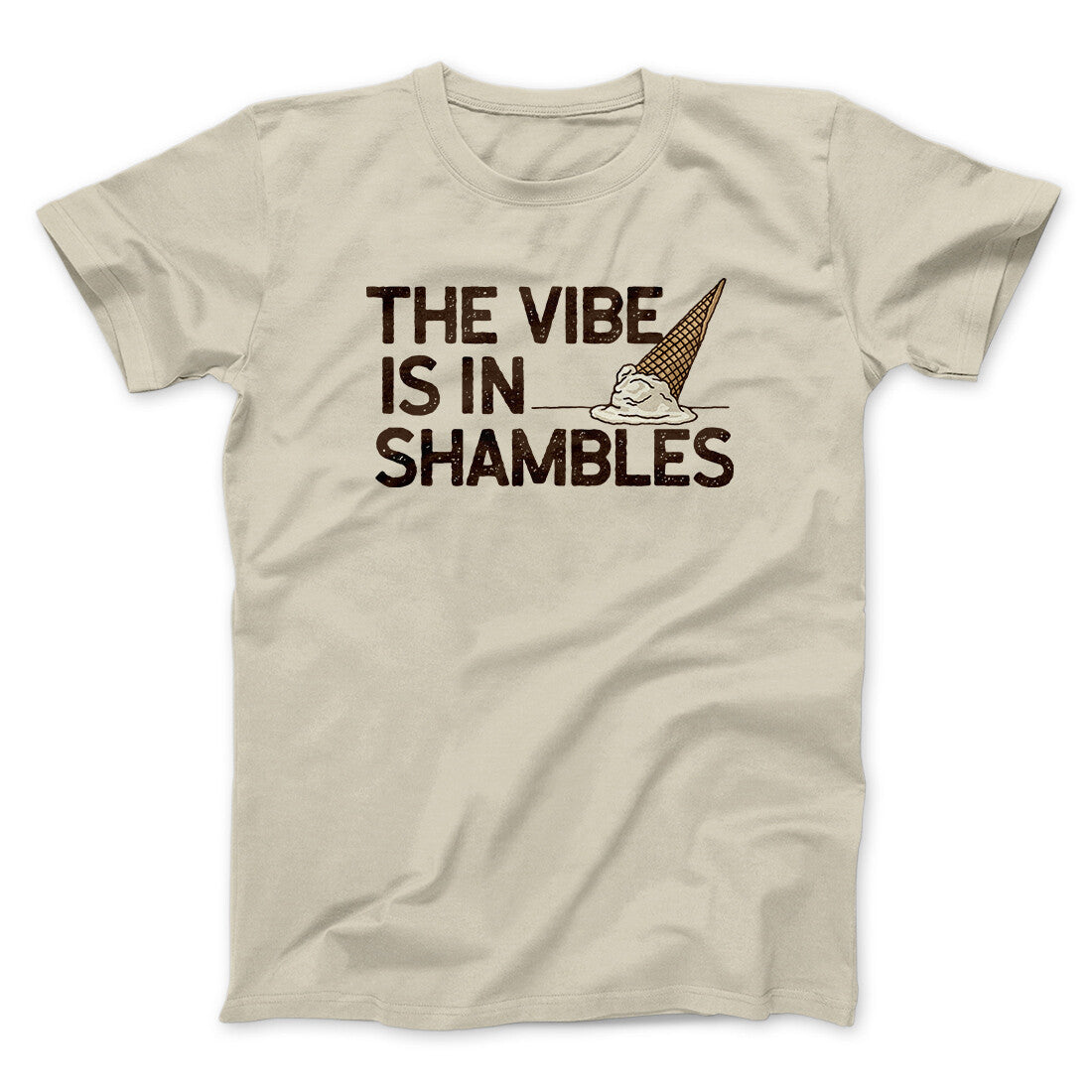 The Vibe Is In Shambles Unisex T-Shirt - Soft Cotton Heather Print Men's Shirt